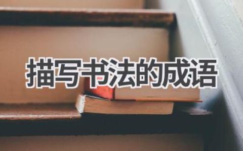 描写书法的成语