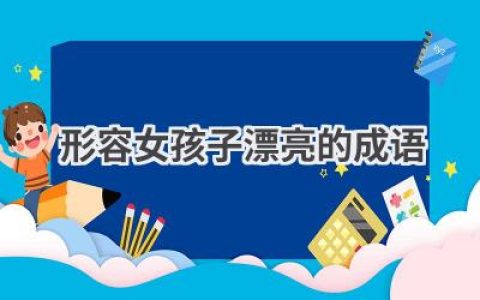 形容女孩子漂亮的成语