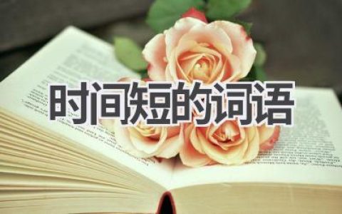 时间短的词语