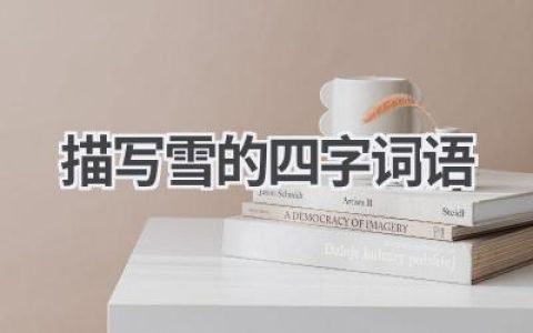 描写雪的四字词语