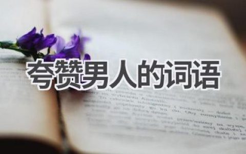 夸赞男人的词语