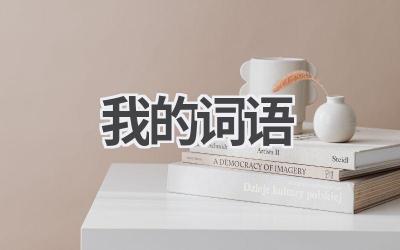 我的词语