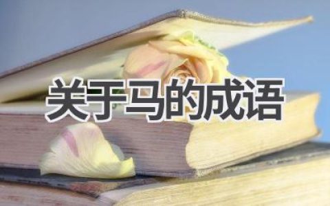 关于马的成语