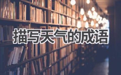 描写天气的成语