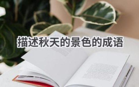 描述秋天的景色的成语