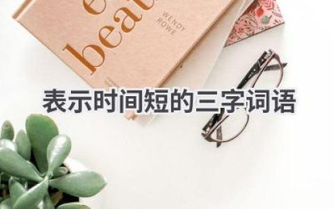 表示时间短的三字词语
