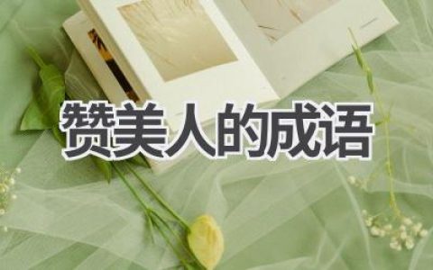 赞美人的成语