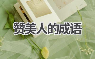 赞美人的成语