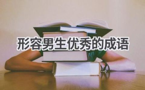形容男生优秀的成语