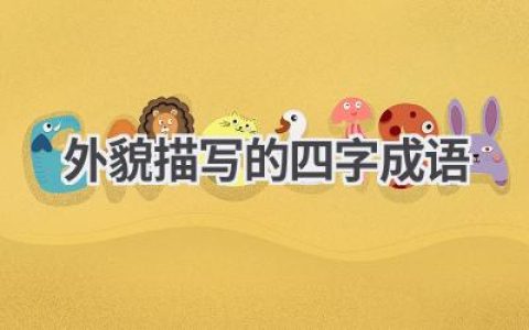 外貌描写的四字成语