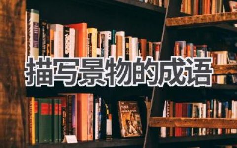描写景物的成语