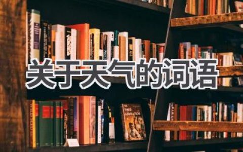 关于天气的词语