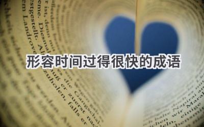 形容时间过得很快的成语