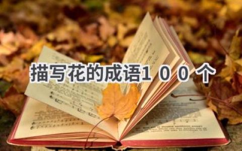 描写花的成语100个