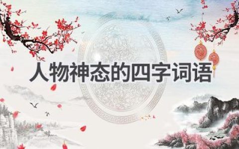 人物神态的四字词语