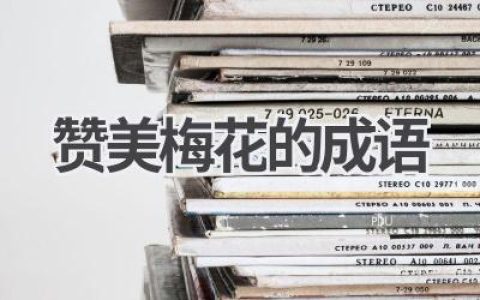 赞美梅花的成语