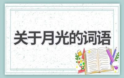 关于月光的词语