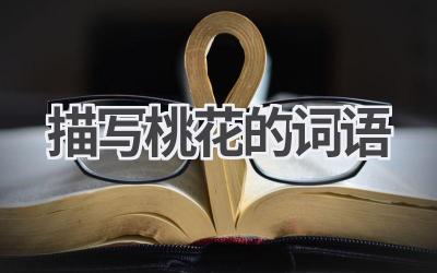 描写桃花的词语