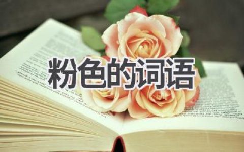 粉色的词语