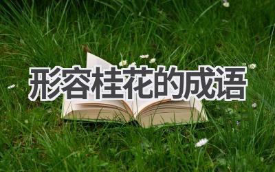 形容桂花的成语