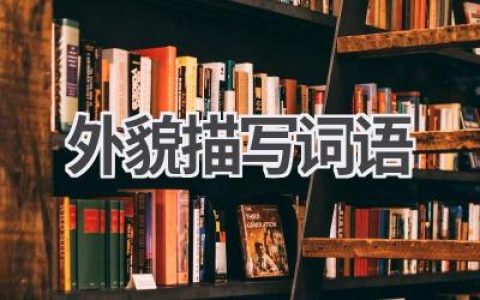外貌描写词语