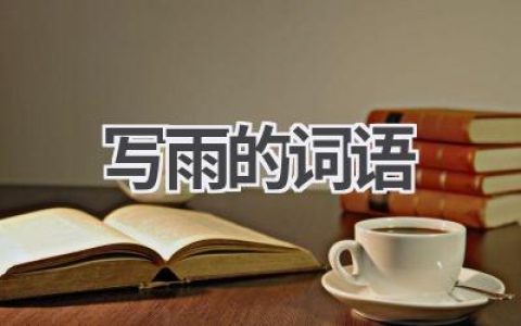写雨的词语