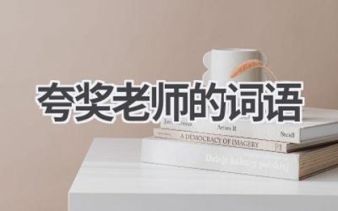 夸奖老师的词语