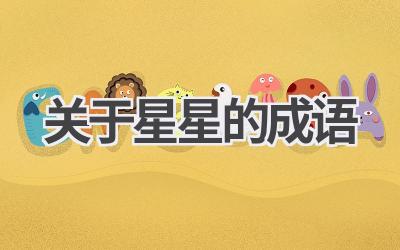 关于星星的成语