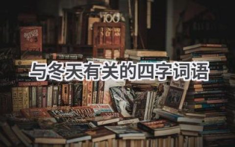 与冬天有关的四字词语