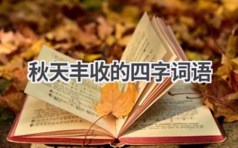 秋天丰收的四字词语