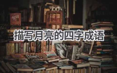 描写月亮的四字成语