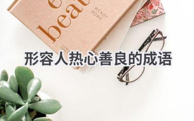 形容人热心善良的成语