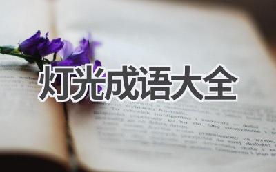 灯光成语大全