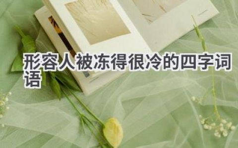 形容人被冻得很冷的四字词语