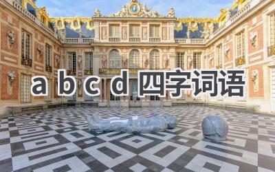 abcd四字词语