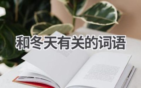 和冬天有关的词语