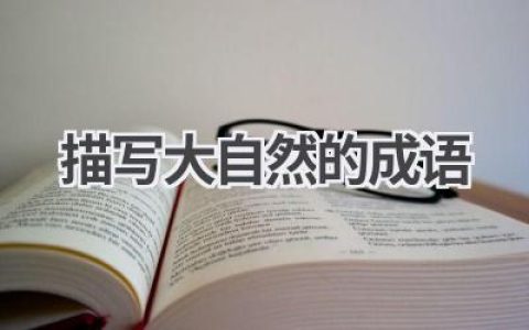 描写大自然的成语