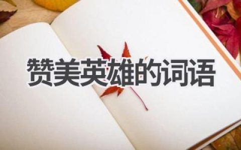 赞美英雄的词语