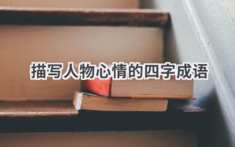 描写人物心情的四字成语
