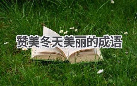 赞美冬天美丽的成语