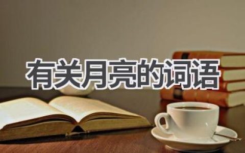有关月亮的词语