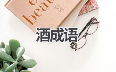酒成语