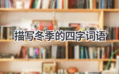 描写冬季的四字词语