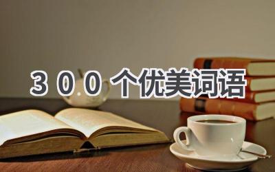 300个优美词语