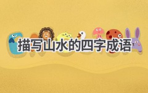 描写山水的四字成语