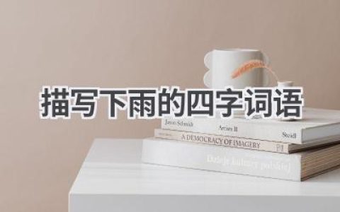 描写下雨的四字词语