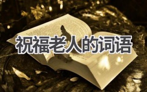 祝福老人的词语