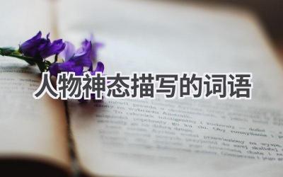 人物神态描写的词语