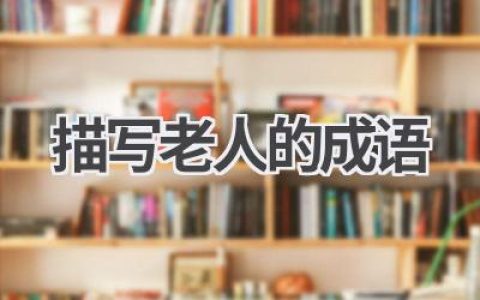 描写老人的成语