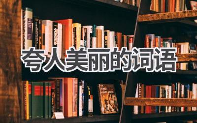 夸人美丽的词语
